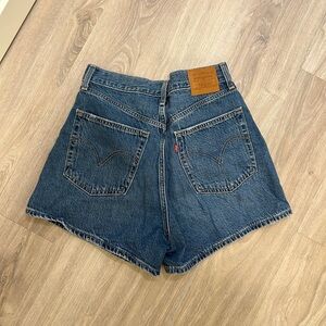 Levi's Classic Blue Jean Shorts for Women
